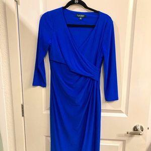 Blue Jersey Lauren by Ralph Lauren Dress Size 6